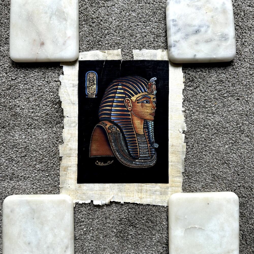 Authentic Hand Painted Egyptian Art M. Ali 7x9